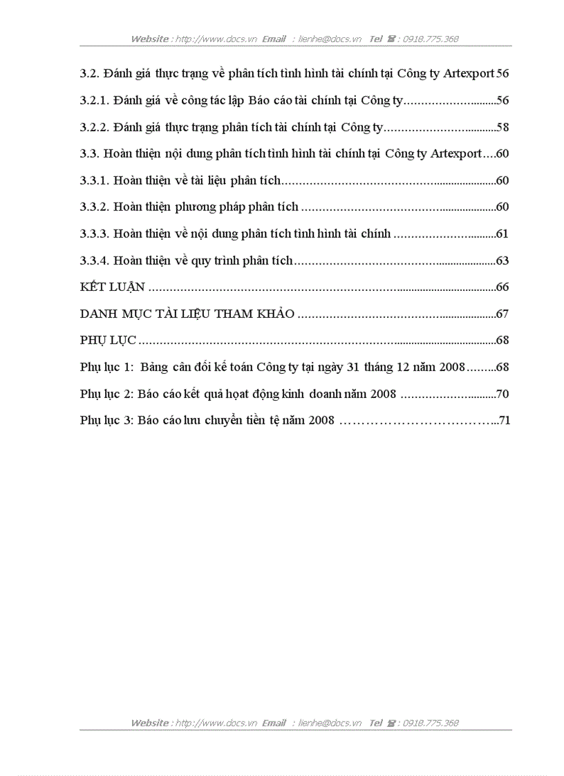 image for page Phân tích tài chính tại Công ty Cổ phần xuất nhập khẩu thủ công mỹ nghệ