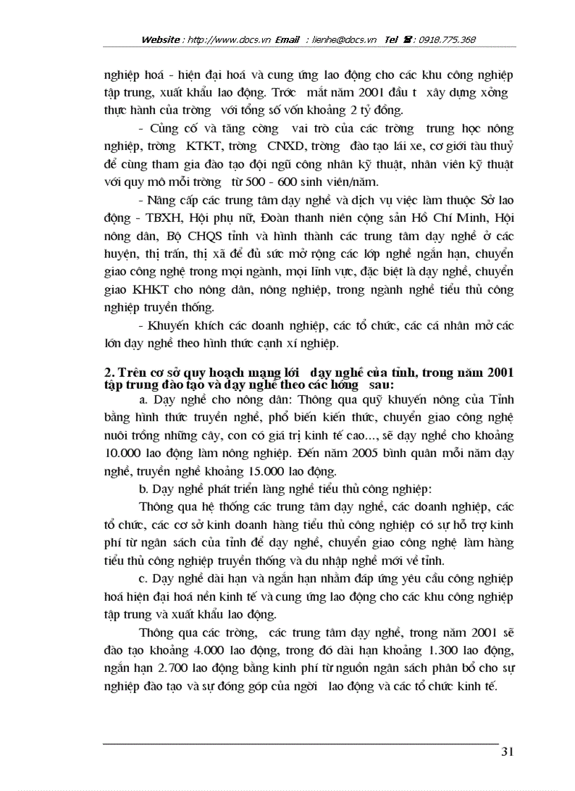 image for page Thực trạng về lao động việc làm và vấn đề giải quyết việc làm ở tỉnh Thái Bình