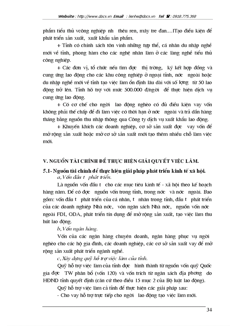 image for page Thực trạng về lao động việc làm và vấn đề giải quyết việc làm ở tỉnh Thái Bình