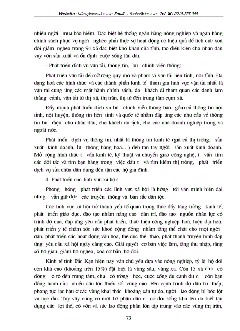 image for page Một số phương hướng và giải pháp nhằm thúc đẩy tăng trưởng và phát triển kinh tế tỉnh Bắc Kạn từ nay đến năm 2010