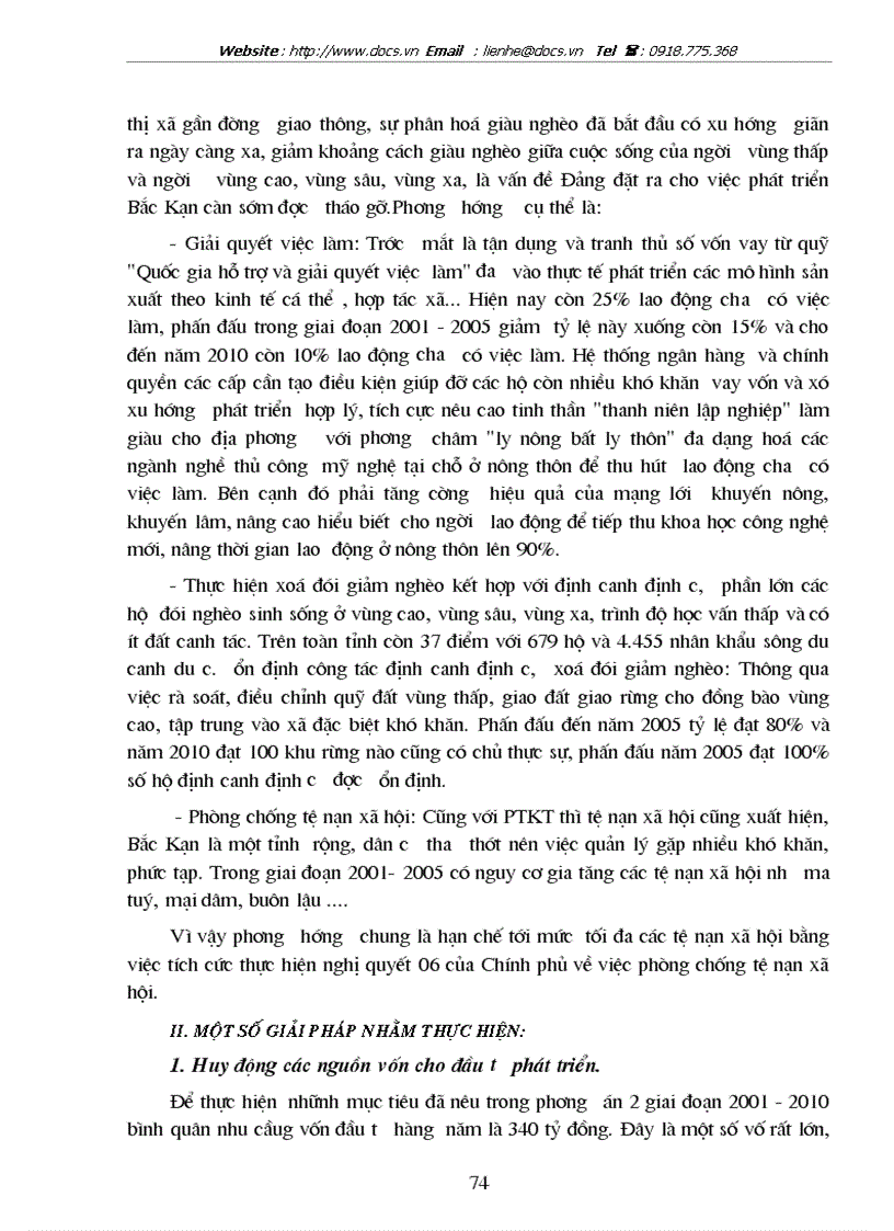 image for page Một số phương hướng và giải pháp nhằm thúc đẩy tăng trưởng và phát triển kinh tế tỉnh Bắc Kạn từ nay đến năm 2010