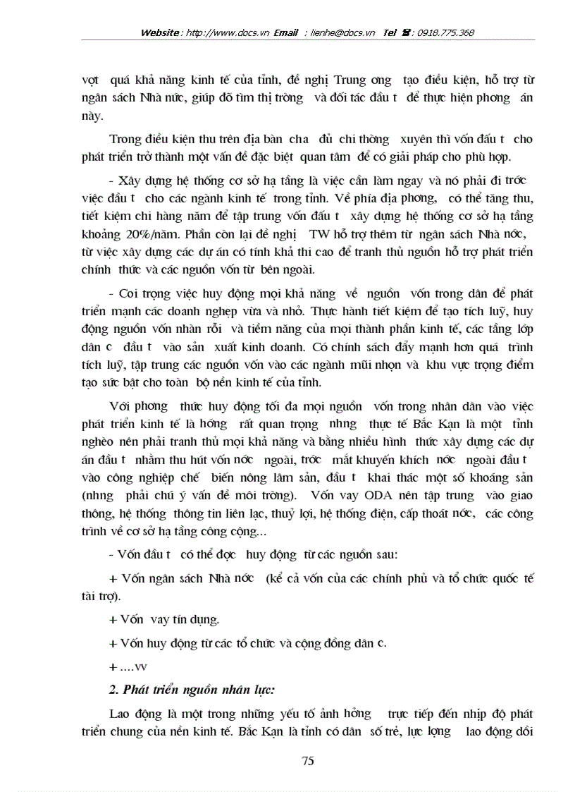 image for page Một số phương hướng và giải pháp nhằm thúc đẩy tăng trưởng và phát triển kinh tế tỉnh Bắc Kạn từ nay đến năm 2010