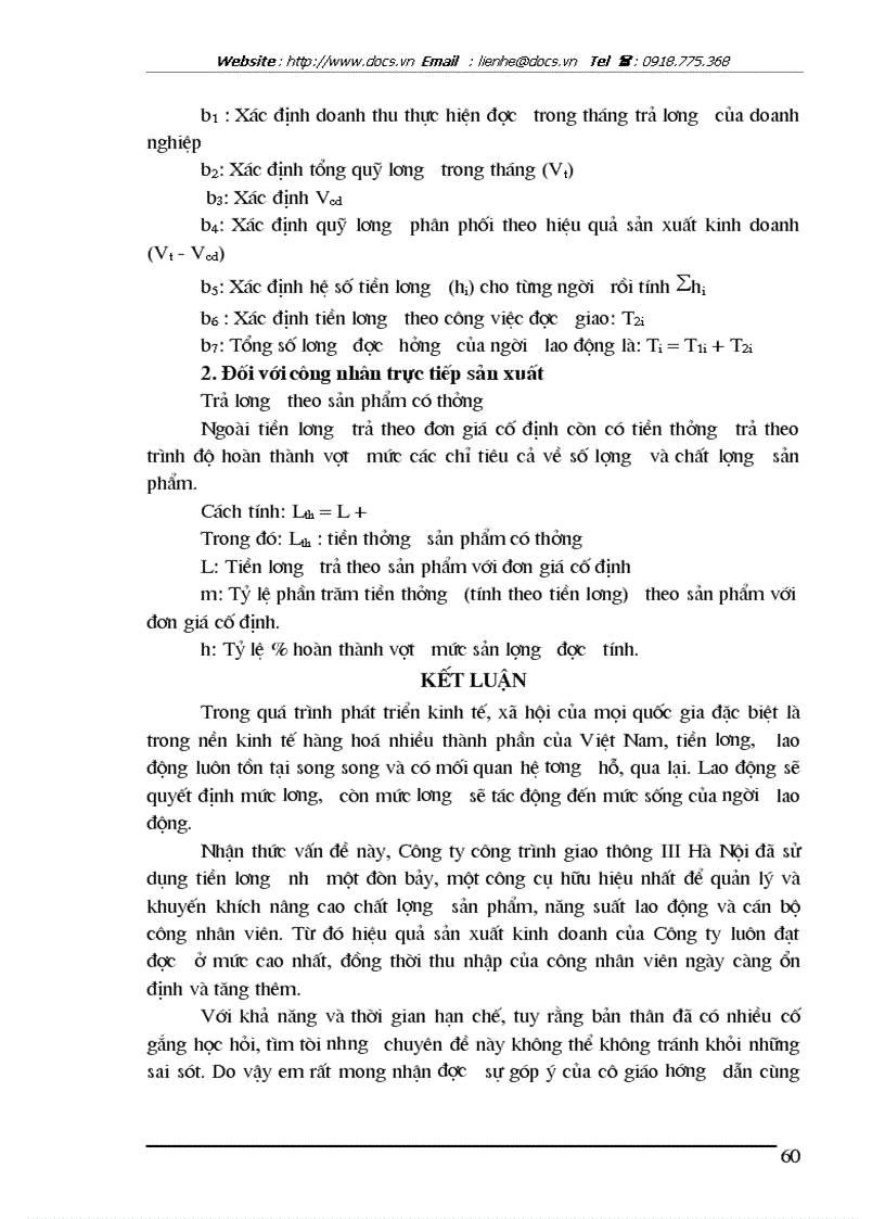 image for page Các hình thức trả lương tại Công ty công trình giao thông III Hà Nội