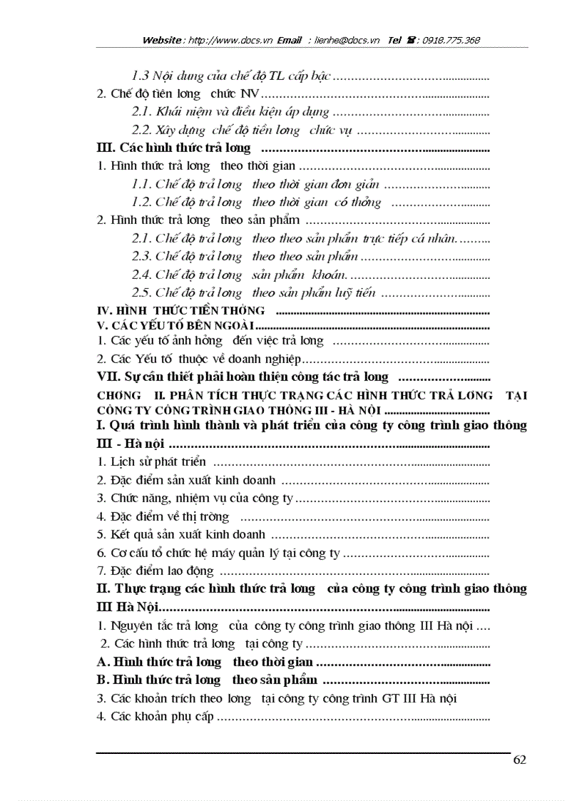 image for page Các hình thức trả lương tại Công ty công trình giao thông III Hà Nội