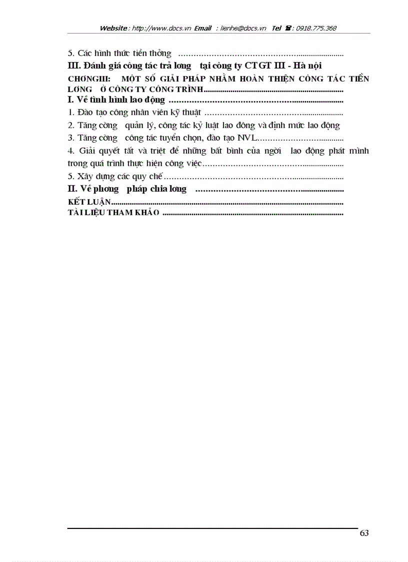 image for page Các hình thức trả lương tại Công ty công trình giao thông III Hà Nội