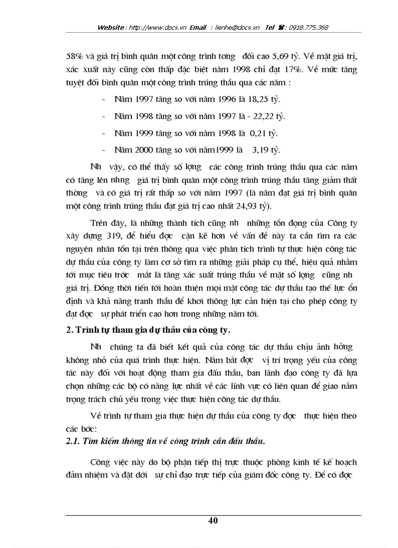 image for page Một số giải pháp chủ yếu góp phần nâng cao khả năng thắng thầu của Công ty xây dựng 319