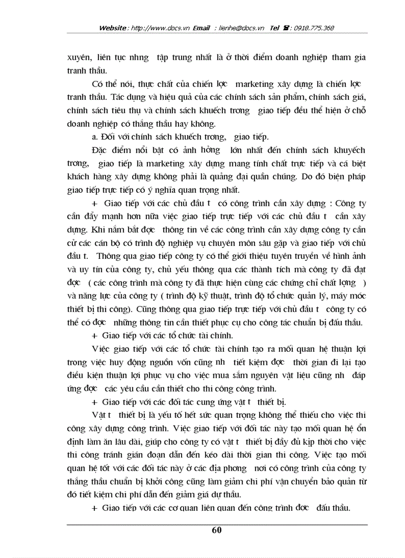 image for page Một số giải pháp chủ yếu góp phần nâng cao khả năng thắng thầu của Công ty xây dựng 319