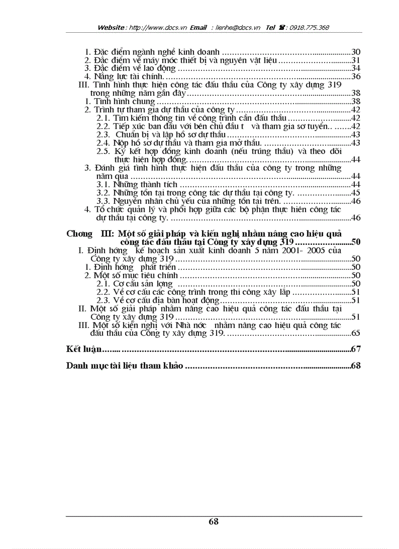 image for page Một số giải pháp chủ yếu góp phần nâng cao khả năng thắng thầu của Công ty xây dựng 319