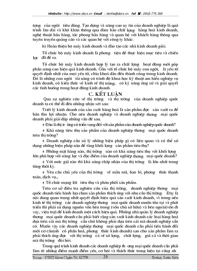 image for page Thị trường của doanh nghiệp thương mại đặc biệt là doanh nghiệp thương mại quốc doanh ở Việt Nam