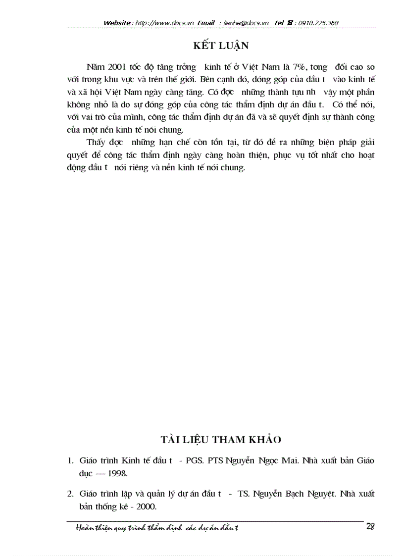 image for page Hoàn thiện quy trình thẩm định dự án đầu tư ở Việt Nam