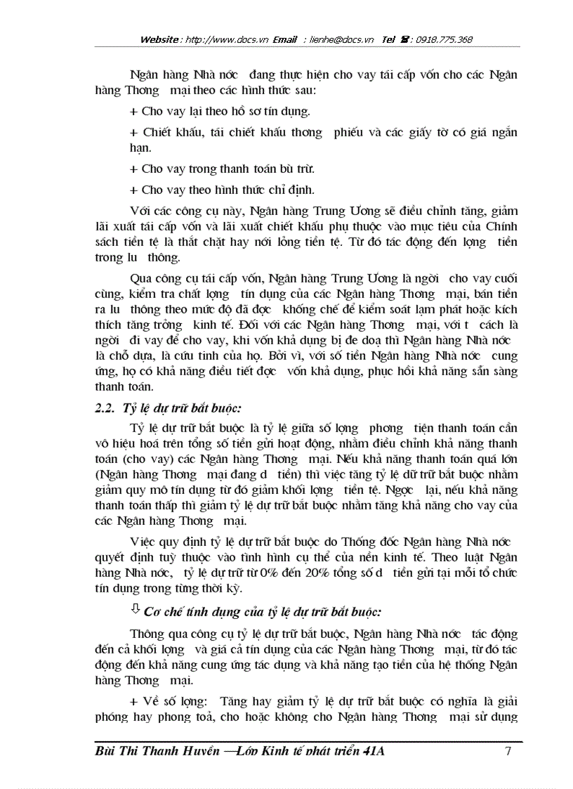 image for page Vai trò của chính sách tiền tệ trong điều điều tiết vĩ mô nền kinh tế Việt Nam thời kỳ 1996 2000
