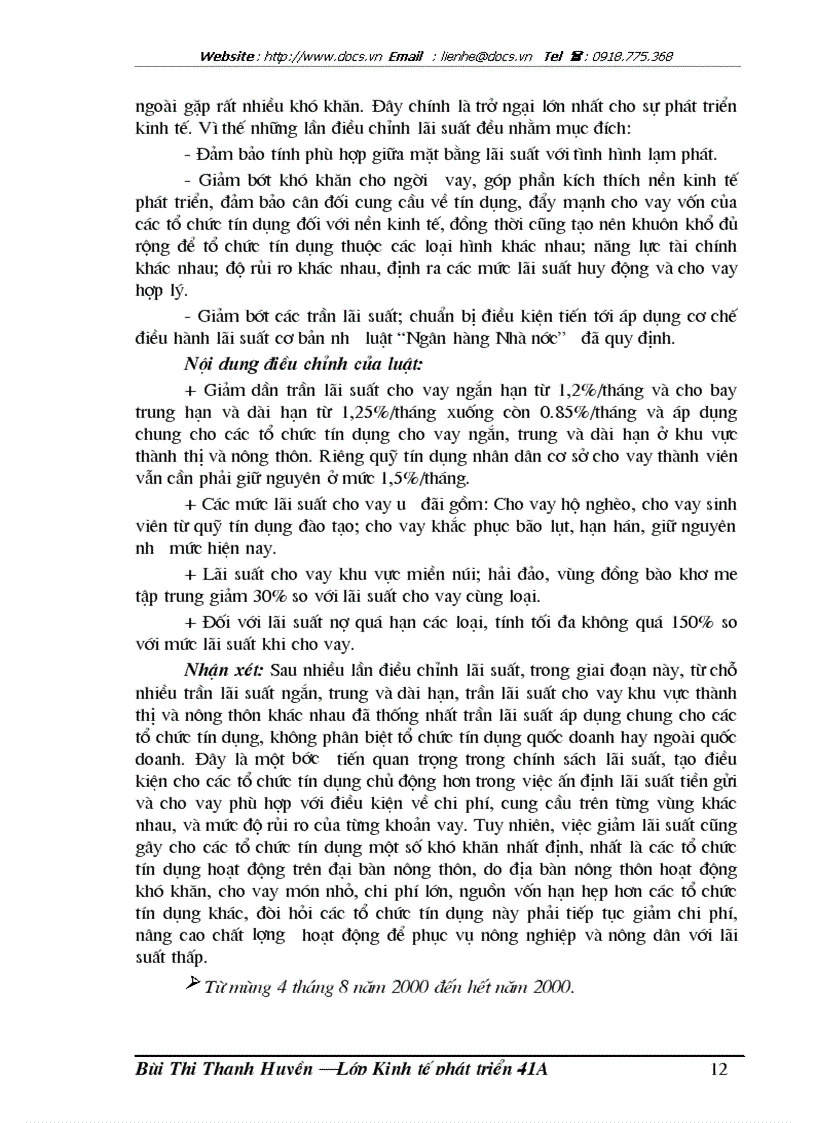 image for page Vai trò của chính sách tiền tệ trong điều điều tiết vĩ mô nền kinh tế Việt Nam thời kỳ 1996 2000