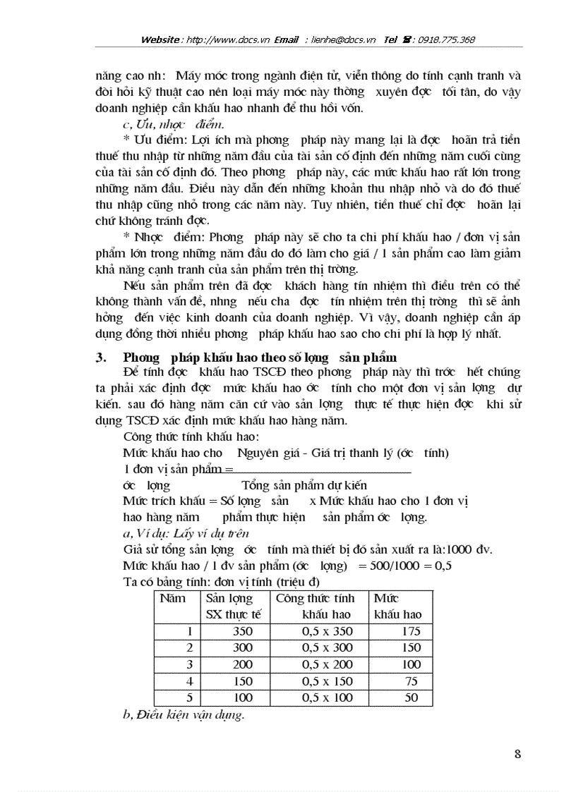 image for page Bàn về cách tính và phương pháp hạch toán khấu hao TSCĐ theo chế độ hiện hành trong các doanh nghiệp hiện nay