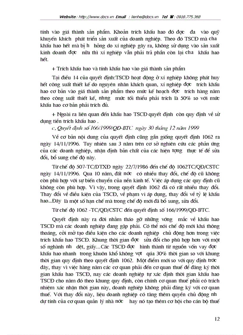 image for page Bàn về cách tính và phương pháp hạch toán khấu hao TSCĐ theo chế độ hiện hành trong các doanh nghiệp hiện nay