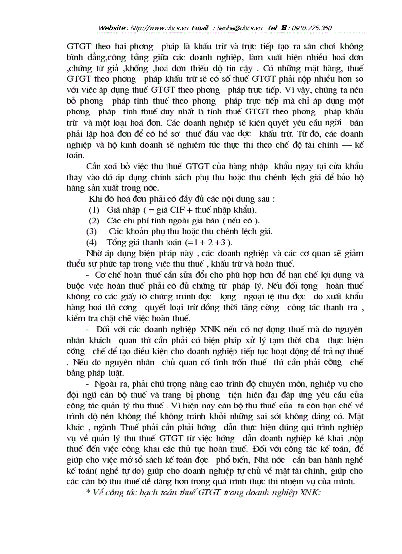 image for page Hạch toán kế toán thuế GTGT trong doanh nghiệp XNK đang áp dụng tại Việt Nam