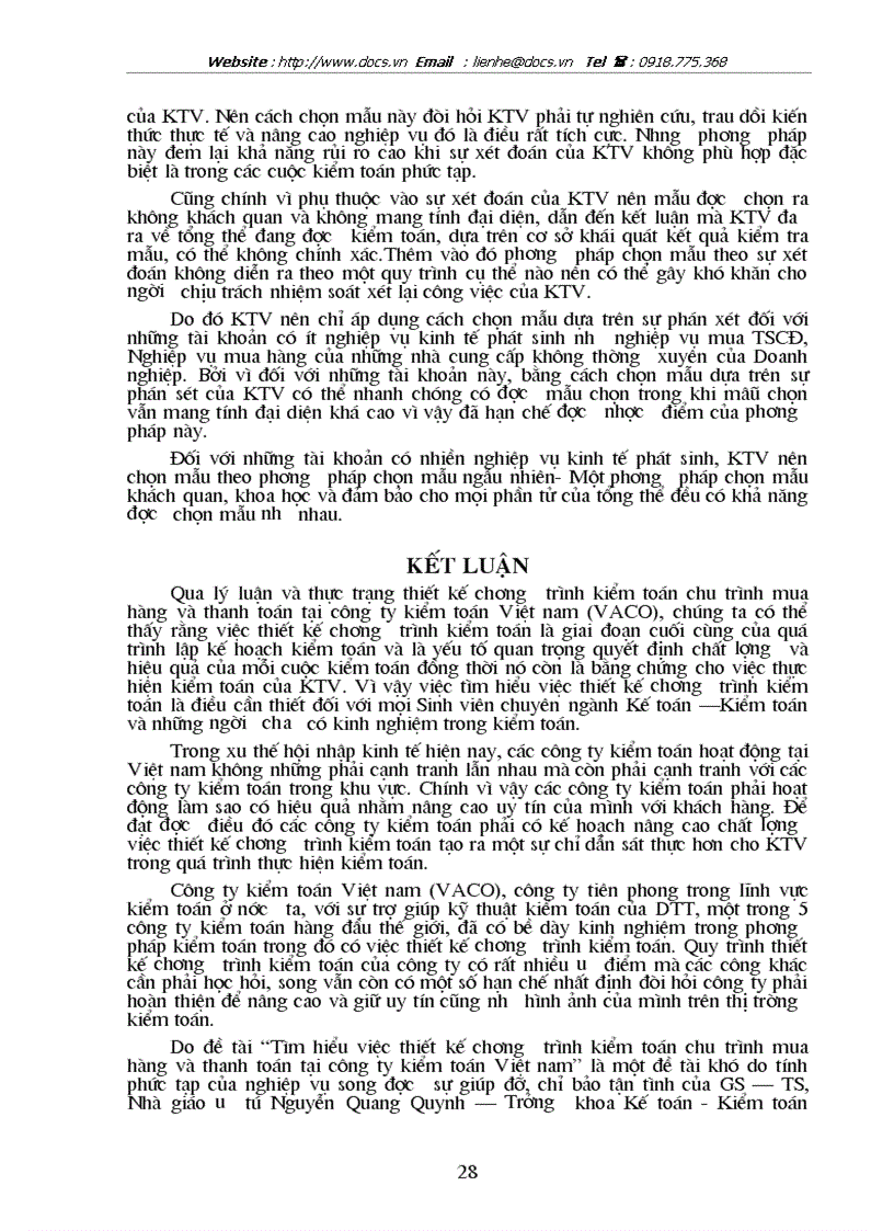 image for page Tìm hiểu việc thiết kế chương trình kiểm toán chu trình mua hàng và thanh toán tại công ty Kiểm toán Việt nam