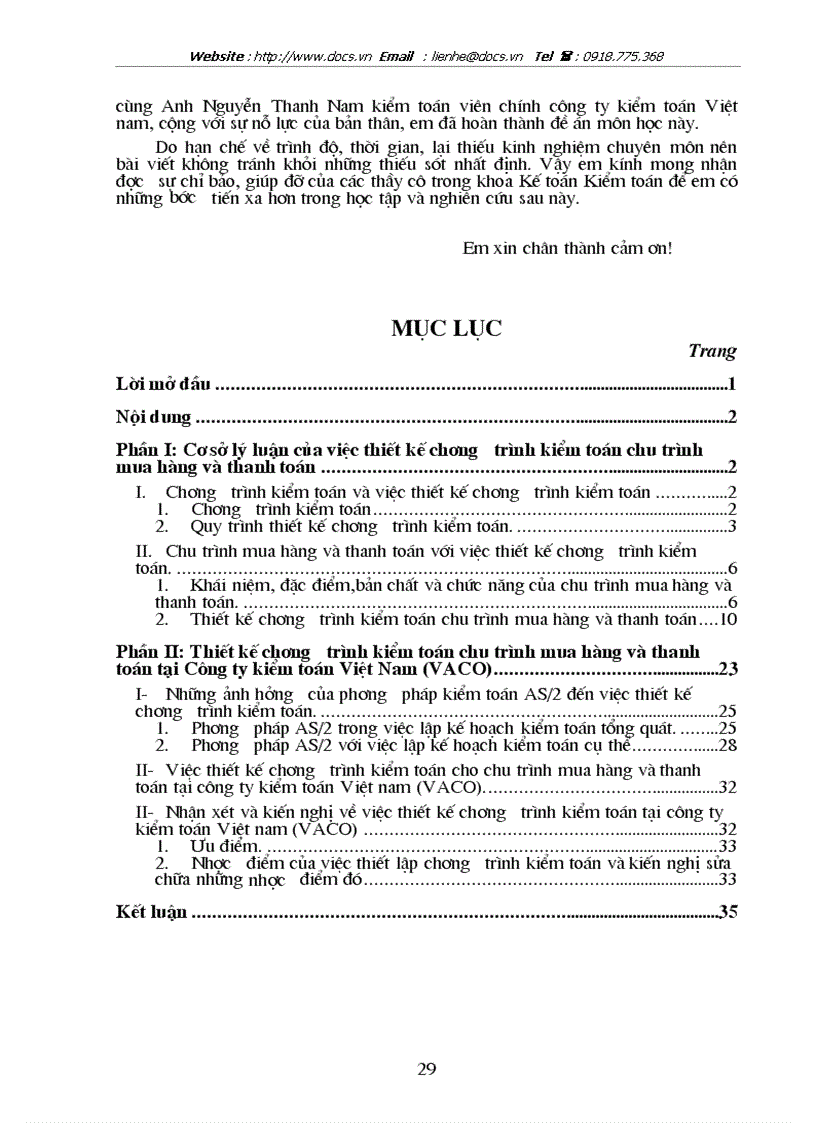 image for page Tìm hiểu việc thiết kế chương trình kiểm toán chu trình mua hàng và thanh toán tại công ty Kiểm toán Việt nam