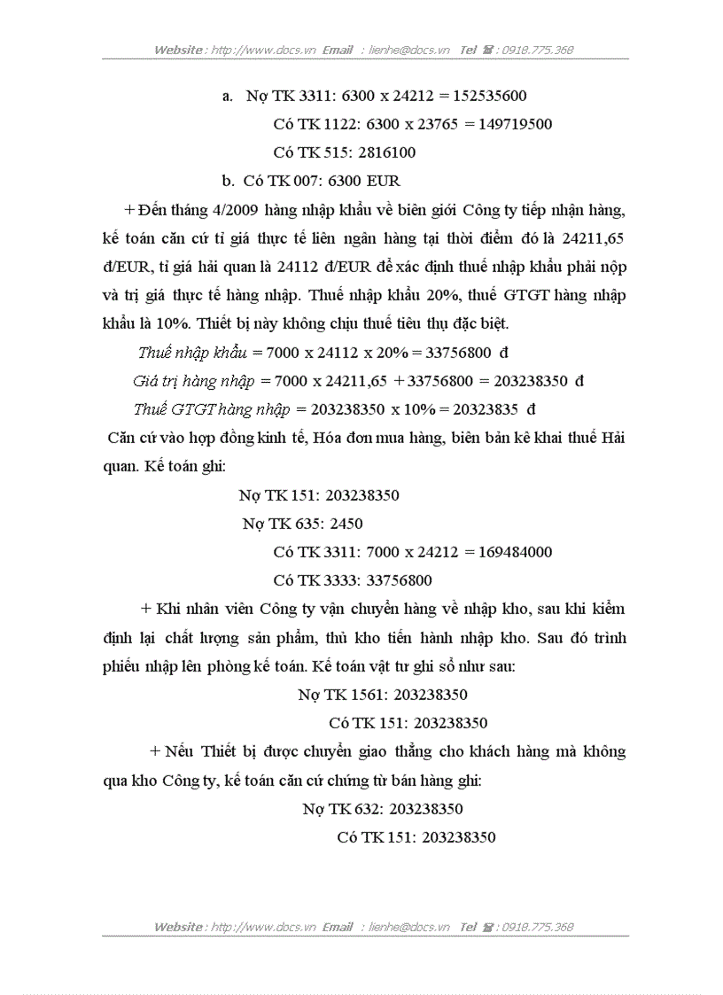 image for page Thực trạng kế toán hàng hoá và tiêu thụ hàng hoá tại Chi nhánh Công ty CP XNK vật tư kỹ thuật REXCO Hà Nội