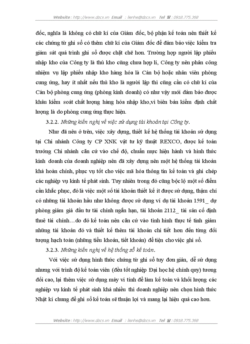 image for page Thực trạng kế toán hàng hoá và tiêu thụ hàng hoá tại Chi nhánh Công ty CP XNK vật tư kỹ thuật REXCO Hà Nội