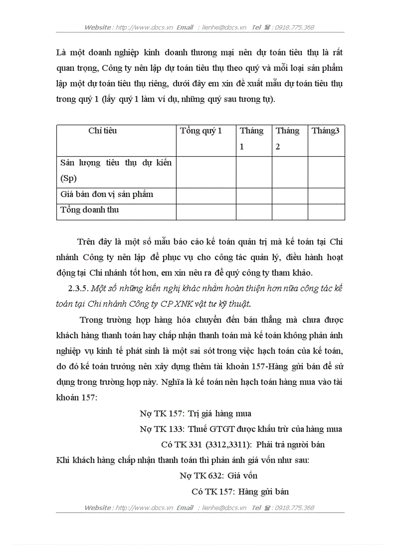 image for page Thực trạng kế toán hàng hoá và tiêu thụ hàng hoá tại Chi nhánh Công ty CP XNK vật tư kỹ thuật REXCO Hà Nội
