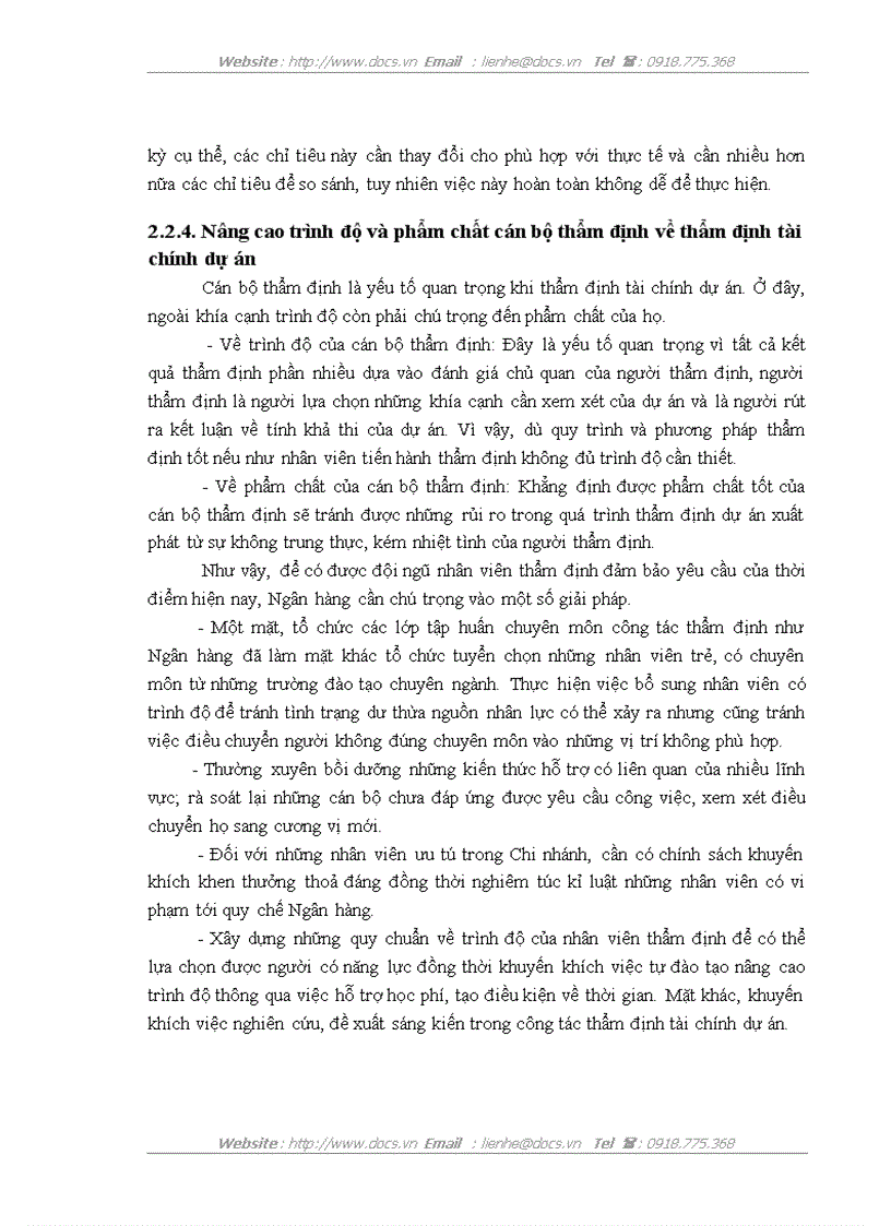 image for page Nâng cao chất lượng thẩm định tài chính dự án đầu tư tại Ngân hàng Đầu tư và Phát triển Việt Nam Chi nhánh Thăng Long