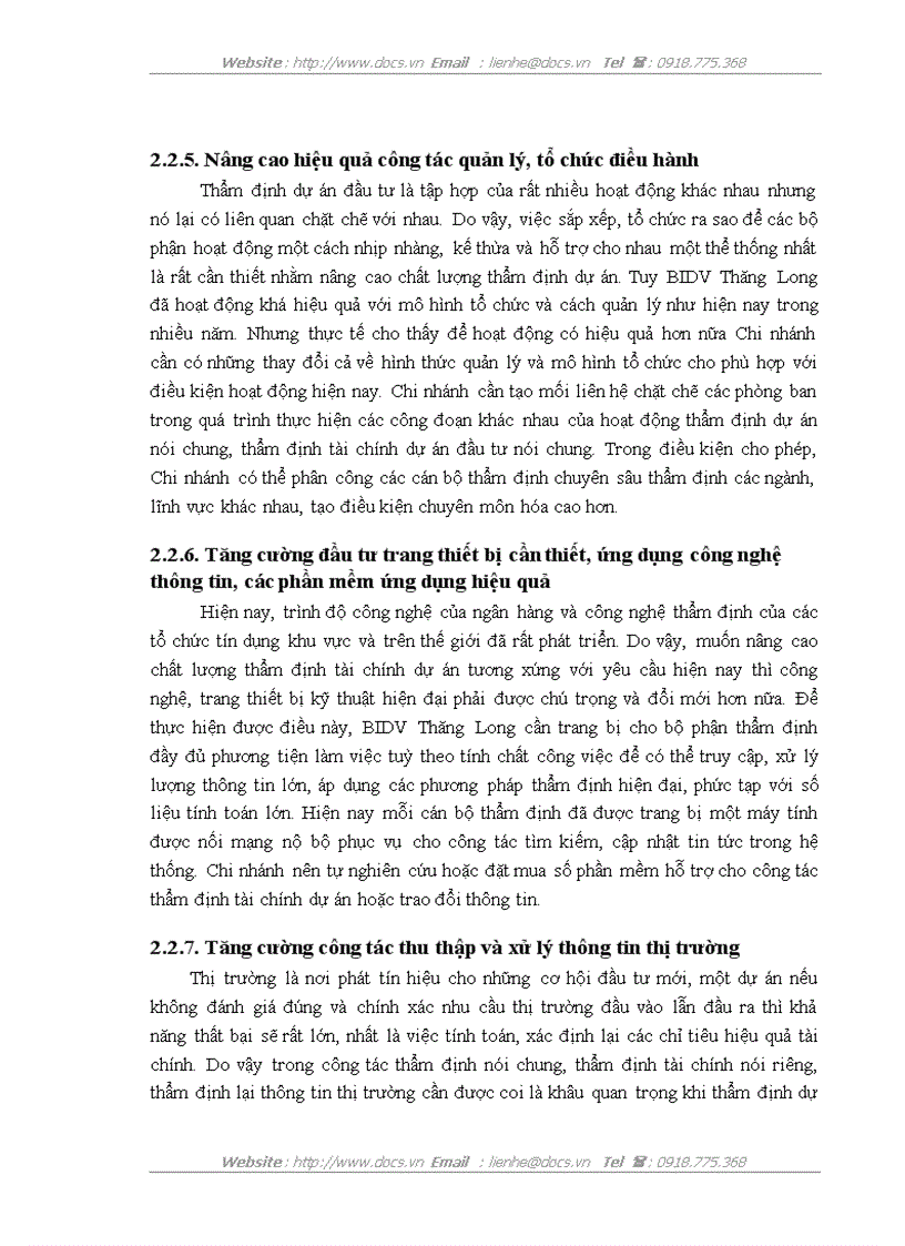 image for page Nâng cao chất lượng thẩm định tài chính dự án đầu tư tại Ngân hàng Đầu tư và Phát triển Việt Nam Chi nhánh Thăng Long