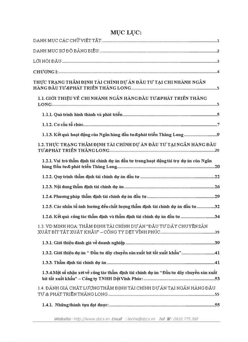 image for page Nâng cao chất lượng thẩm định tài chính dự án đầu tư tại Ngân hàng Đầu tư và Phát triển Việt Nam Chi nhánh Thăng Long