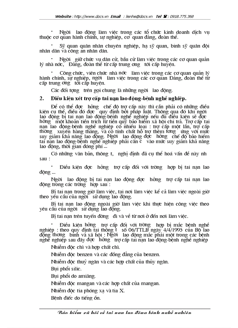 image for page Bảo hiểm xã hội về tai nạn lao động bệnh nghề nghiệp ở Việt nam hiện nay