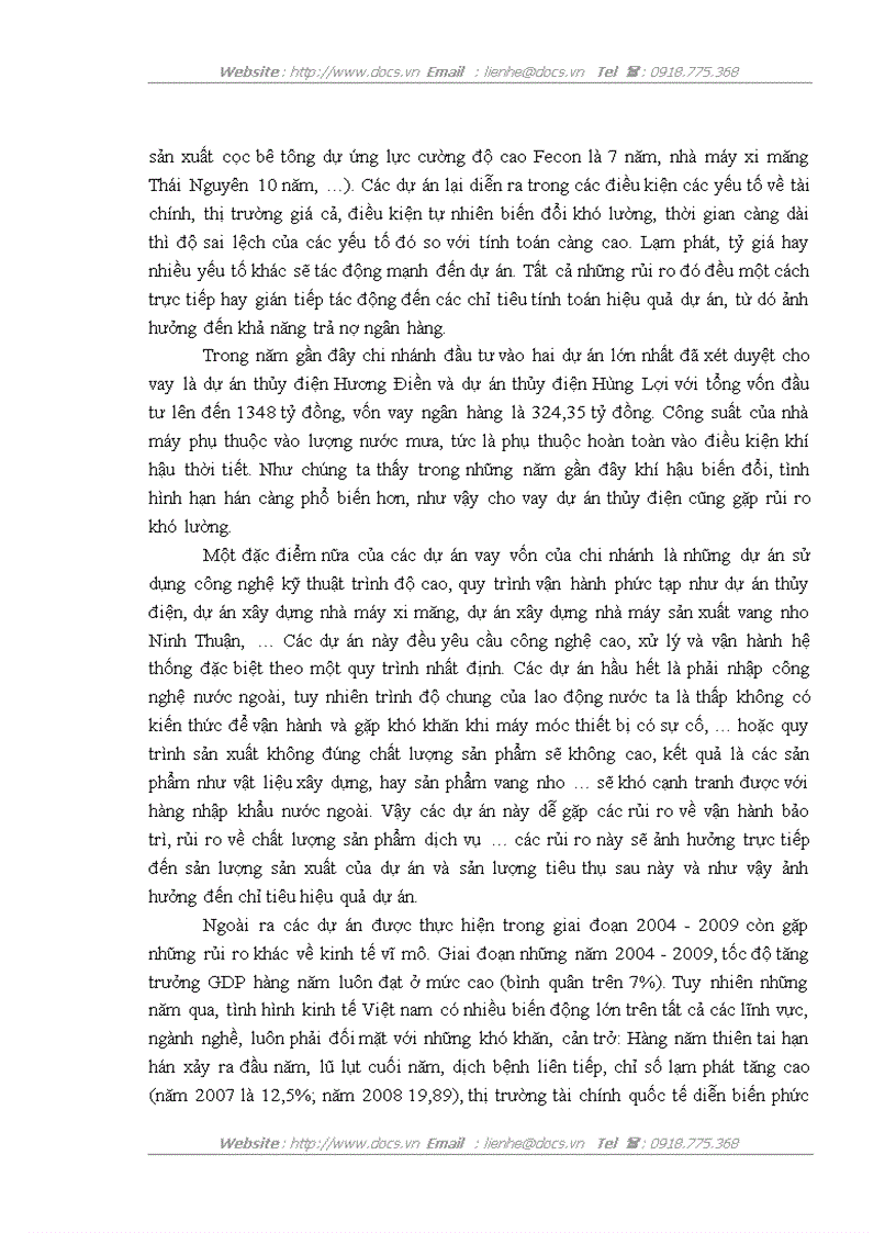 image for page Rủi ro và đánh giá rủi ro dự án khi thẩm định dự án vay vốn tại ngân hàng Đầu tư và Phát triển Đông Đô