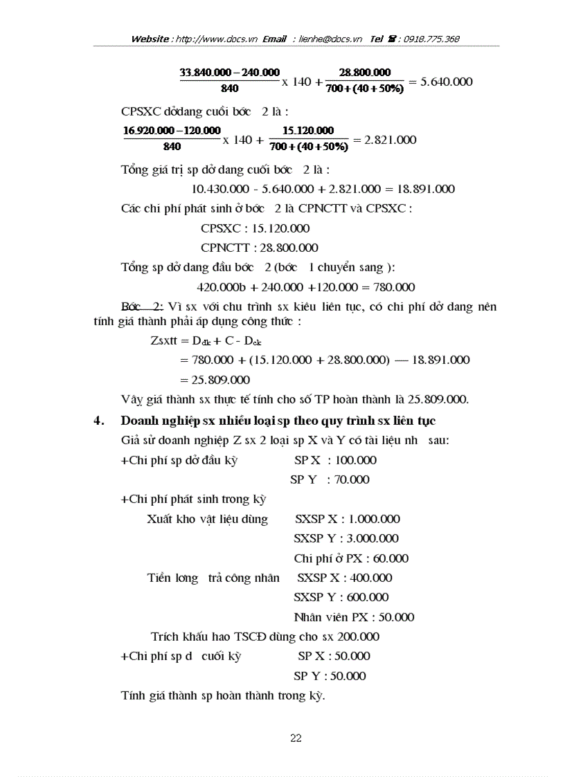 image for page Tính giá thành phẩm sản xuất