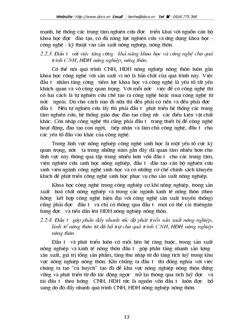 image for page Một số giải pháp tăng cường đầu tư cho quá trình công nghiệp hoá hiện đại hoá nông nghiệp nông thôn ở Việt Nam trong giai đoạn hiện nay