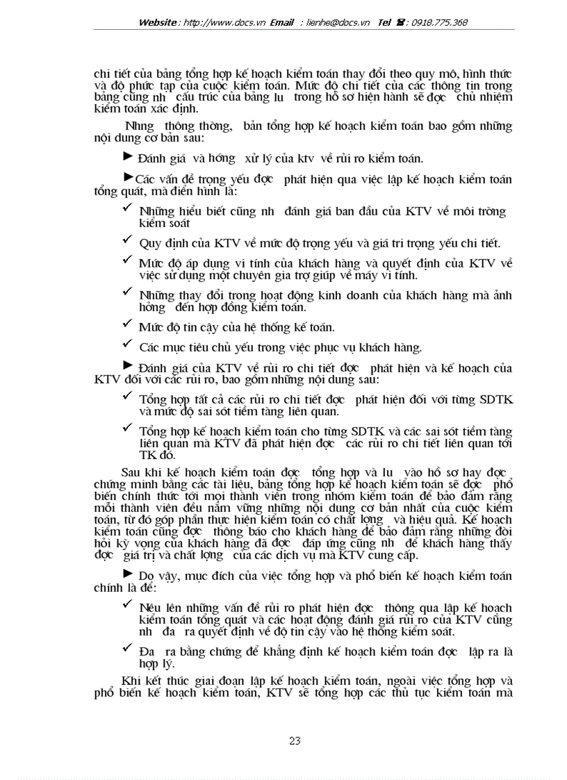 image for page Lập kế hoạch kiểm toán và thiết kế chương trình kiểm toán