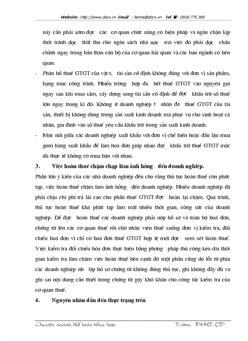 image for page Hoạt động về hoàn thuế GTGT