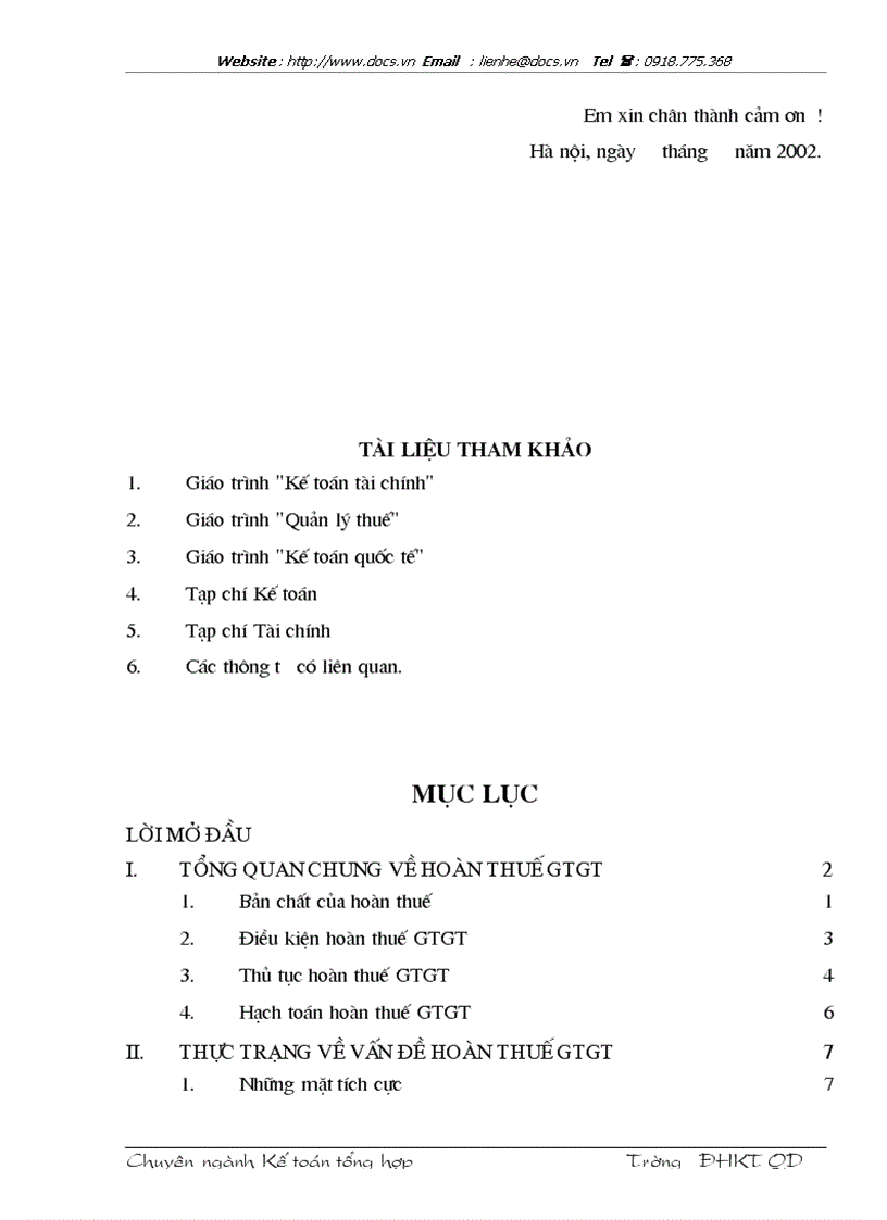 image for page Hoạt động về hoàn thuế GTGT