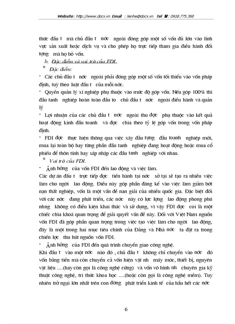 Những giải pháp chủ yếu tăng cường thu hút đầu tư trực tiếp nước ngoài ở việt nam thời kỳ 2001 2005
