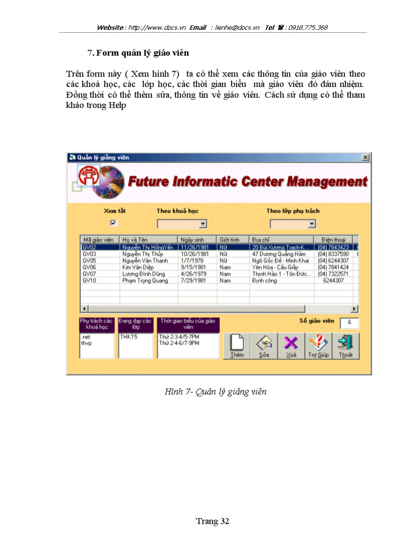 image for page Xây dựng phần mềm quản lý trung tâm đào tạo tin học