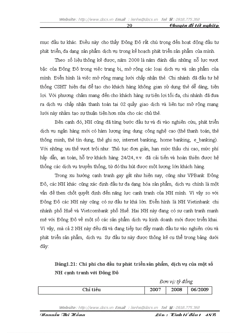 image for page Đầu tư nâng cao năng lực cạnh tranh tại Ngân hàng VPBank chi nhánh Đông Đô Thực trạng và giải pháp