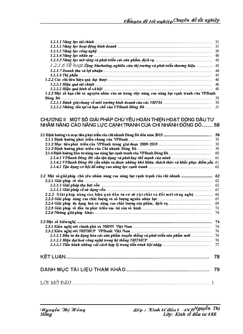 image for page Đầu tư nâng cao năng lực cạnh tranh tại Ngân hàng VPBank chi nhánh Đông Đô Thực trạng và giải pháp