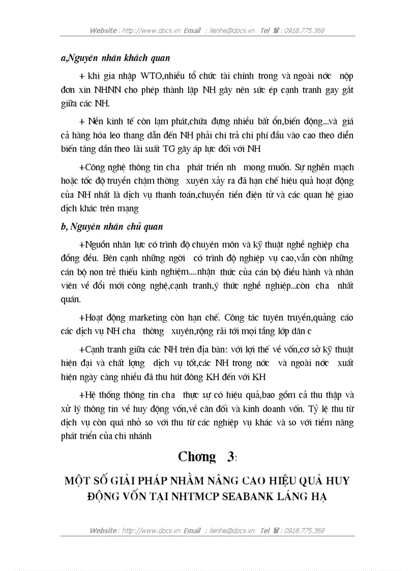 image for page Một số giải pháp nâng nhằm cao hiệu quả huy động vốn tại NHTMCP SeAbank chi nhánh Láng Hạ
