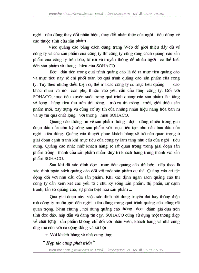 image for page Giải pháp đẩy mạnh tiêu thụ sản phẩm của Công ty cổ phần tập đoàn dược phẩm và thương mại SOHACO