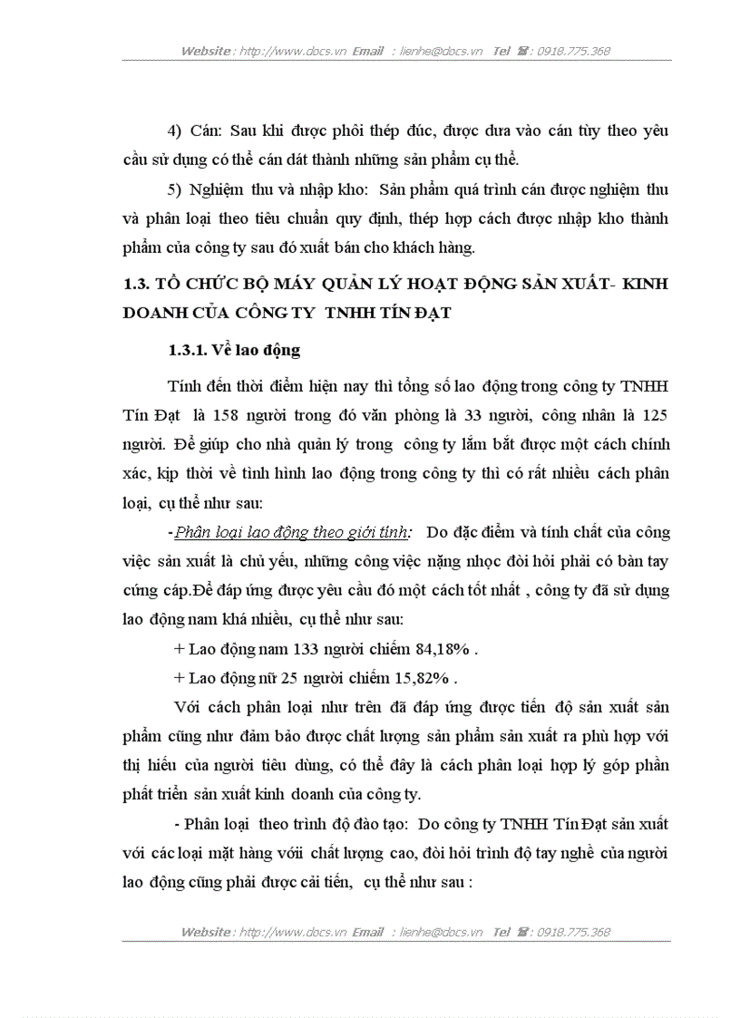 image for page Báo cáo tổng hợp Tại Công ty TNHH Tín Đạt