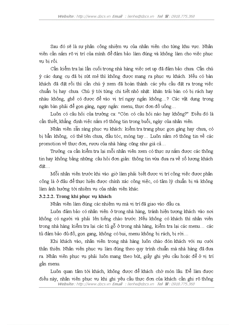 image for page Một số giải pháp nhằm nâng cao hoạt động phục vụ bộ phận bàn nhà hàng Tao Li