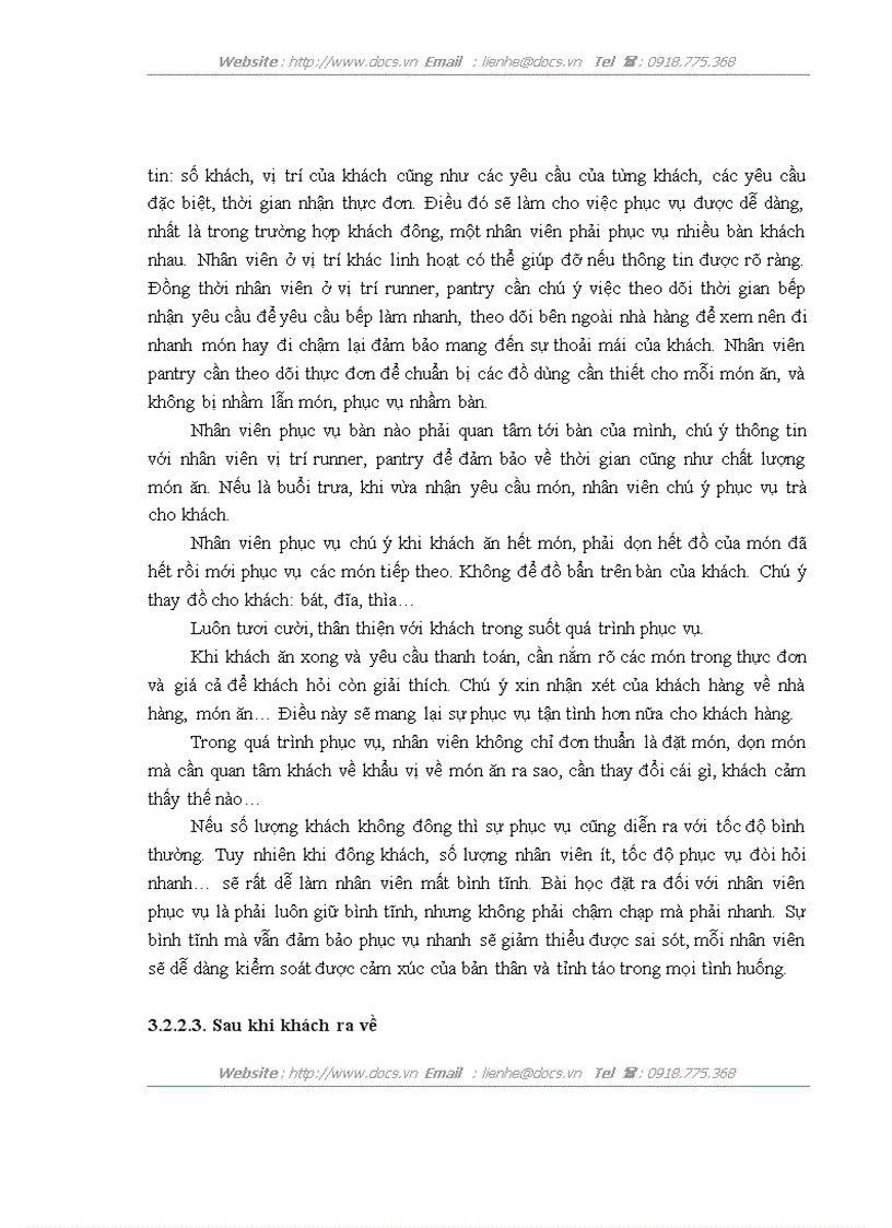 image for page Một số giải pháp nhằm nâng cao hoạt động phục vụ bộ phận bàn nhà hàng Tao Li