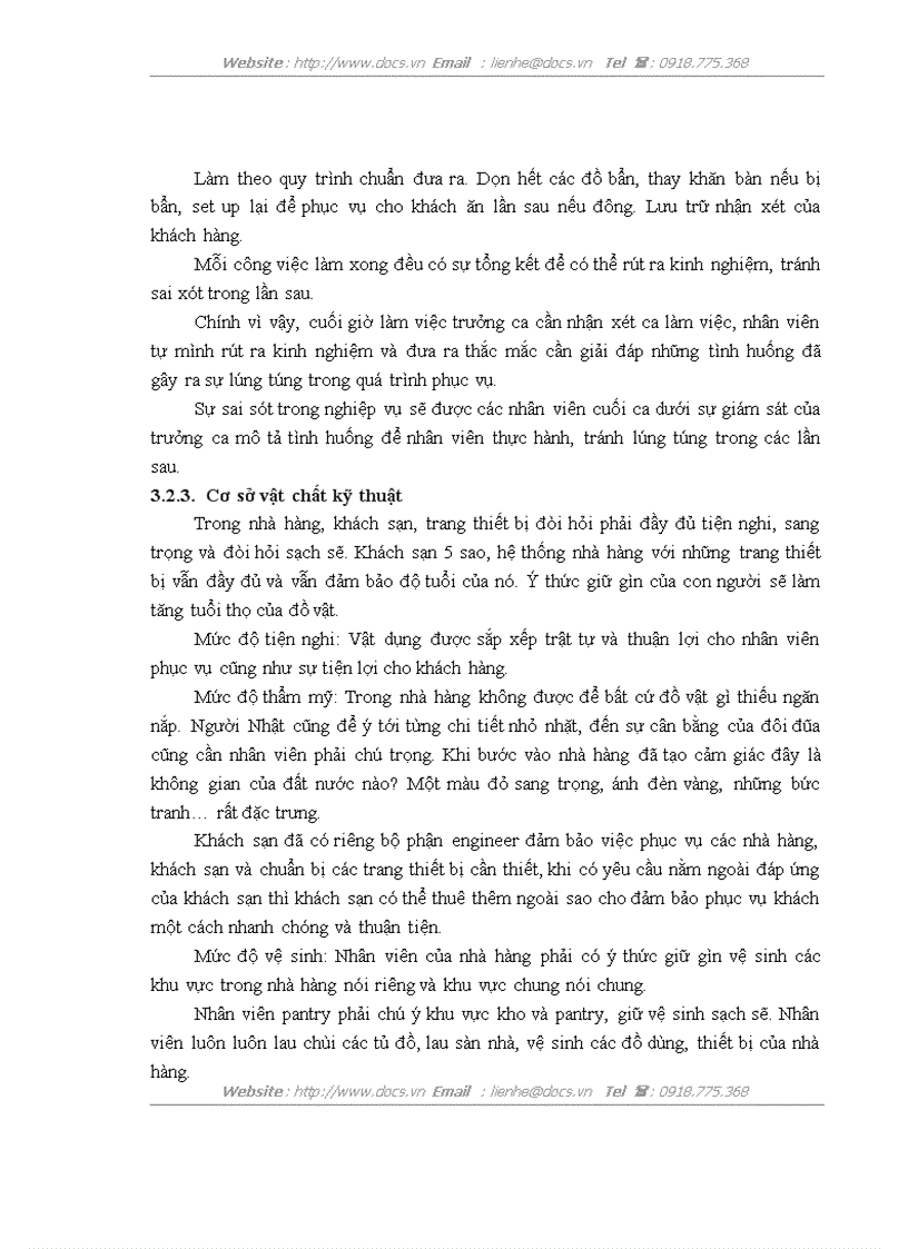 image for page Một số giải pháp nhằm nâng cao hoạt động phục vụ bộ phận bàn nhà hàng Tao Li