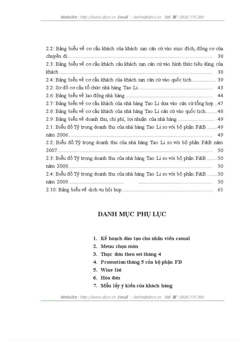 image for page Một số giải pháp nhằm nâng cao hoạt động phục vụ bộ phận bàn nhà hàng Tao Li