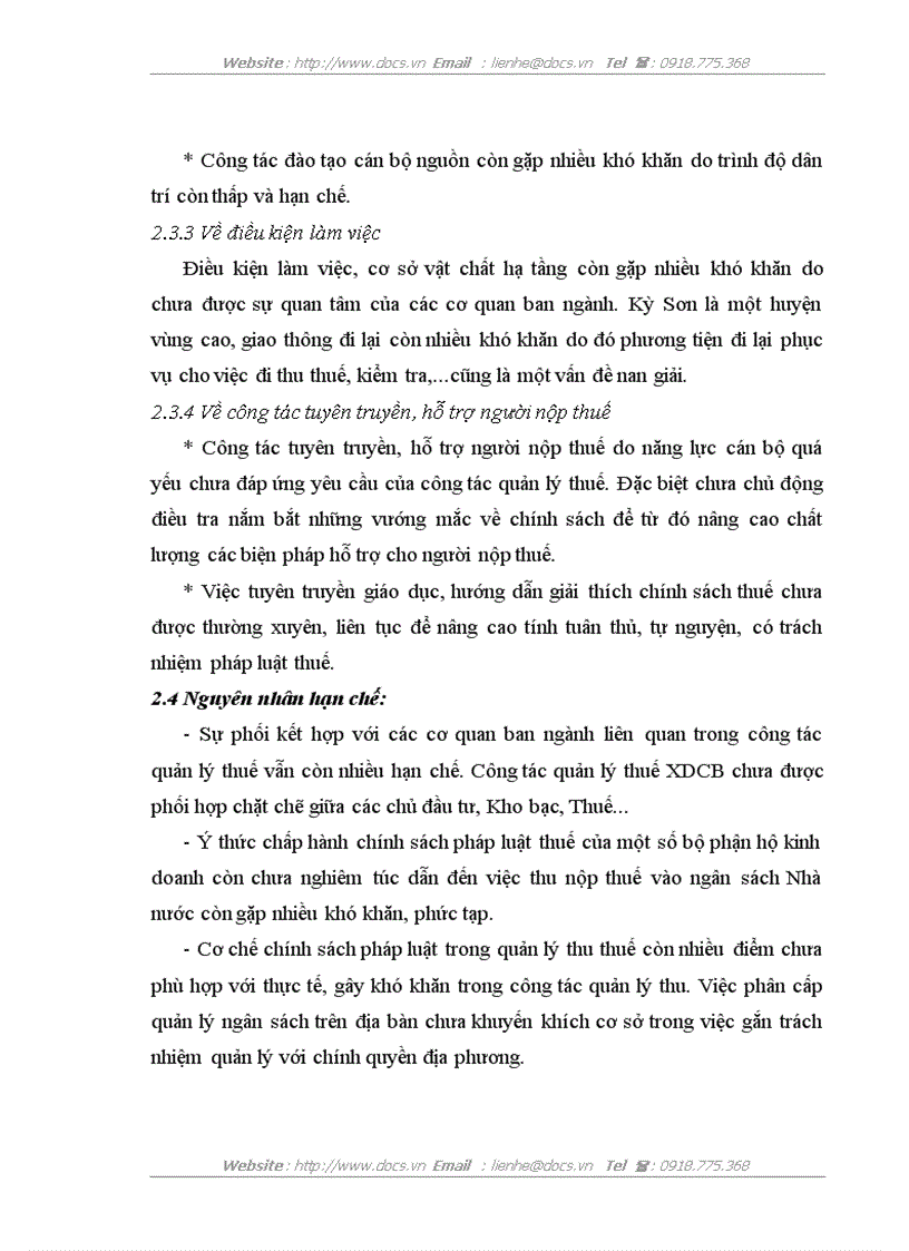 image for page Một số vấn đề Quản lý nguồn thu về thuế trên địa bàn huyện Kỳ Sơn hiện nay