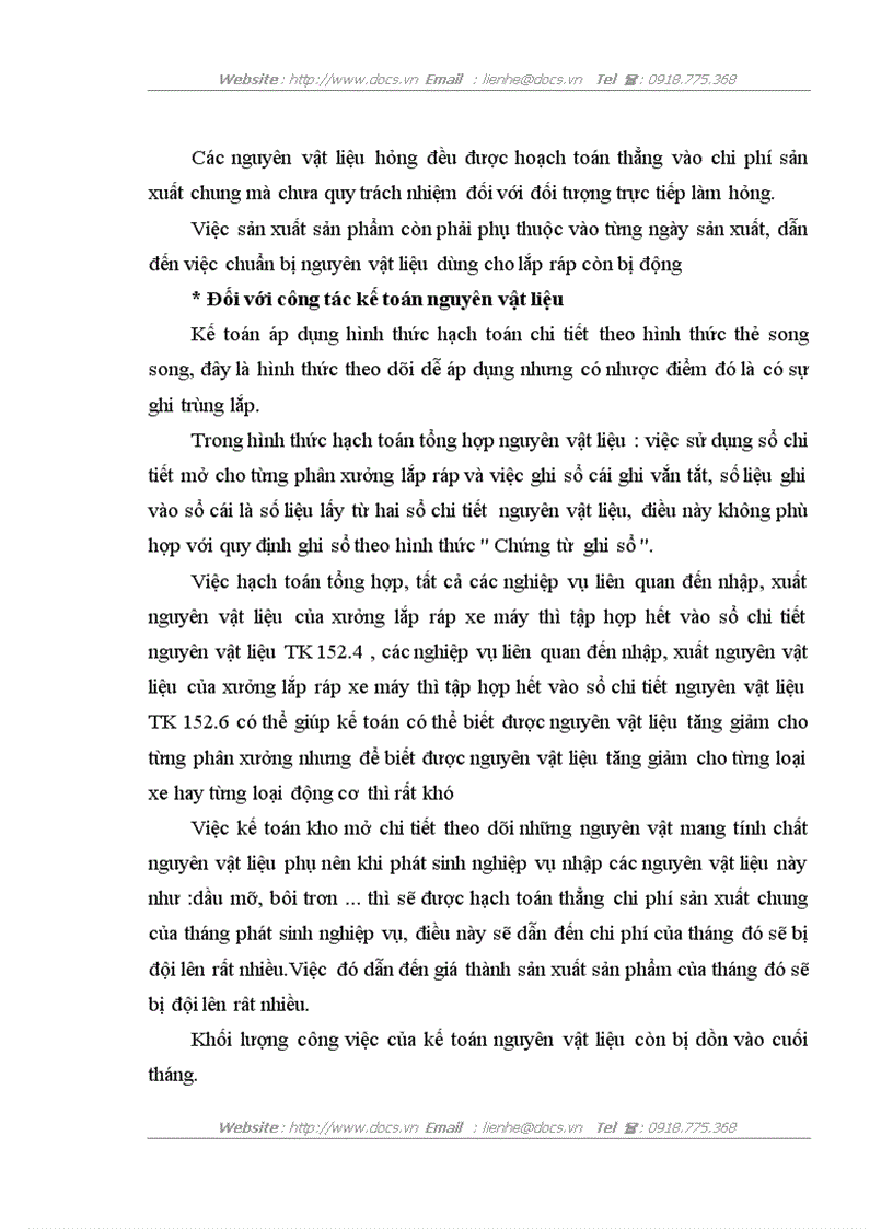 image for page Kế toán nguyên vật liệu tại Công ty TNHH SXTM Một thành viên Tiến Minh