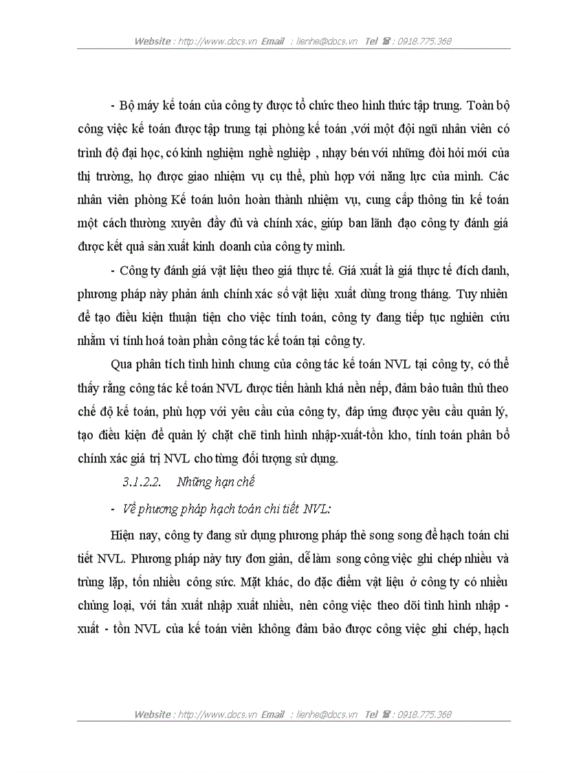 image for page Hoàn thiện công tác kế toán nguyên vật liệu tại Công ty TNHH Đầu tư và Xây dựng Đông Phong