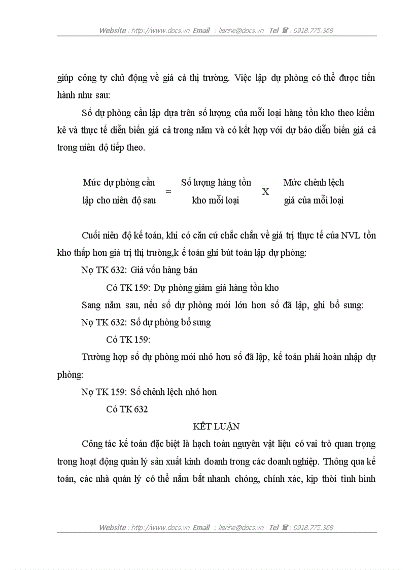 image for page Hoàn thiện công tác kế toán nguyên vật liệu tại Công ty TNHH Đầu tư và Xây dựng Đông Phong