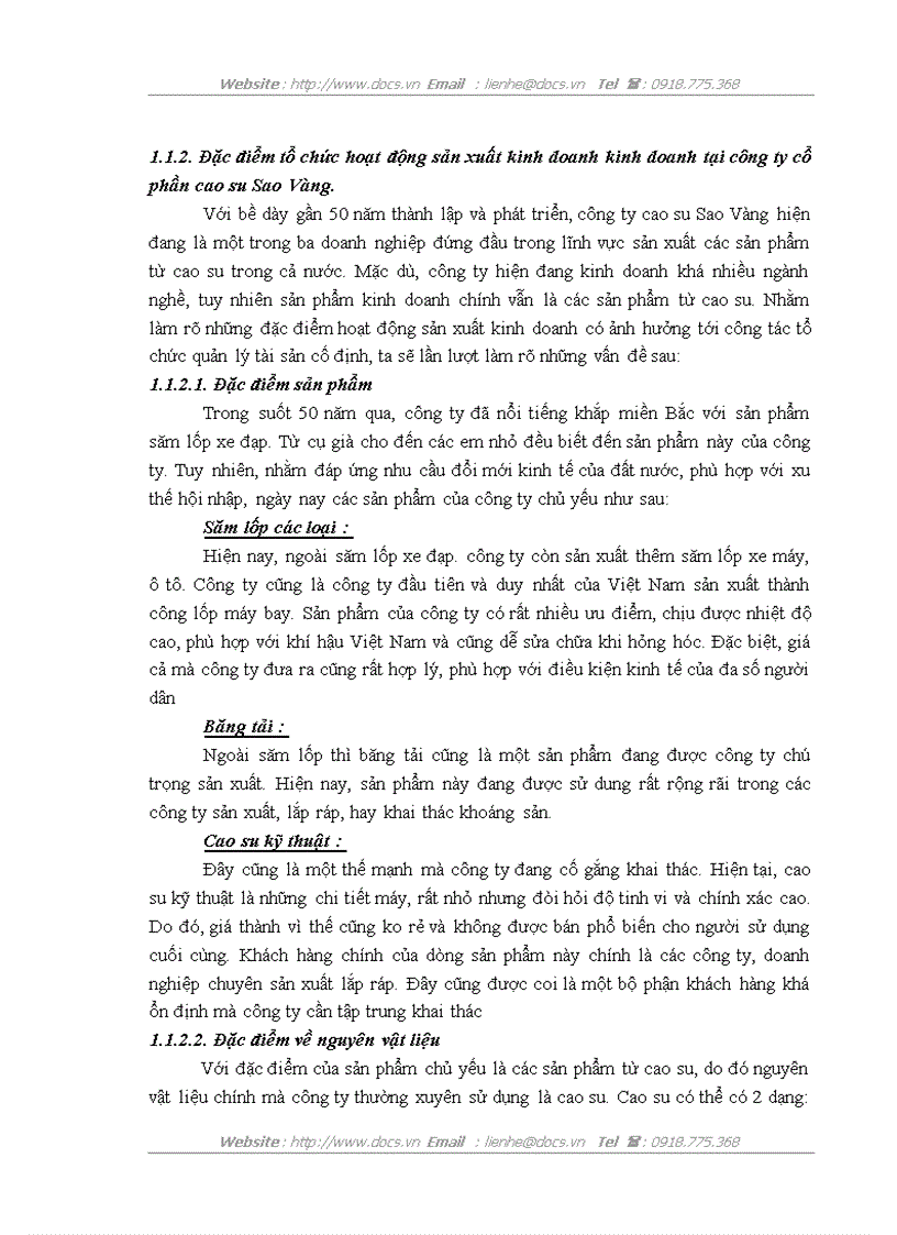 image for page Hoàn thiện kế toán tài sản cố định hữu hình tại công ty cổ phần cao su Sao Vàng